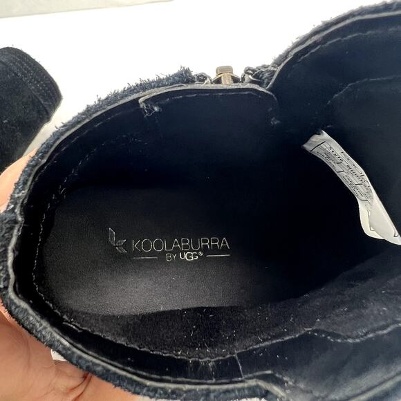 Koolaburra by Ugg Women's Black Thia Pull On Ankle Booties - Picture 9 of 10